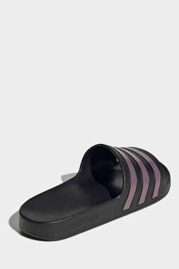 Adidas slides clearance women black
