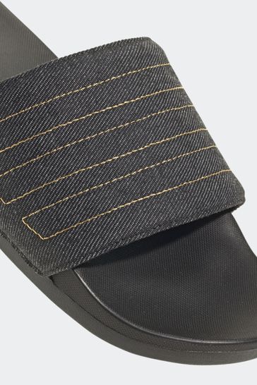 Adidas metallic slides discount