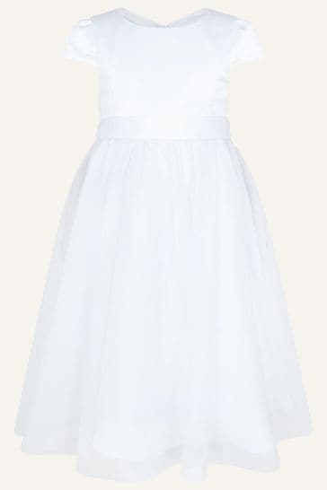Buy Monsoon Tulle Bridesmaid White Dress from Next Luxembourg
