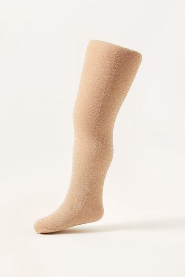 Monsoon Gold Baby Sparkly Tights
