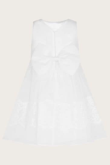 Monsoon White Lace Baby Alovette Communion Dress