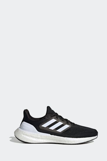 adidas Black/White Pureboost 23 Trainer