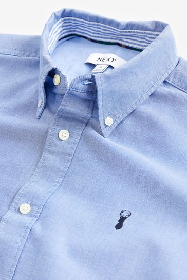 Ralph lauren oxford shirt slim fit blue sale