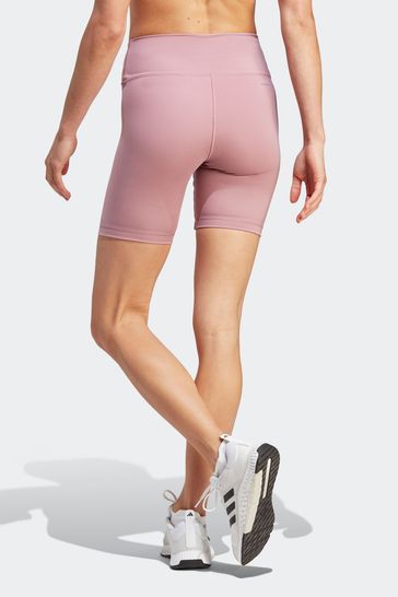 Adidas pink biker sales shorts