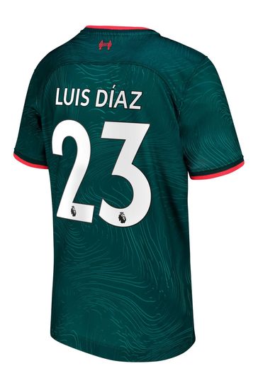 Luis Diaz's Liverpool shirt number - Liverpool FC