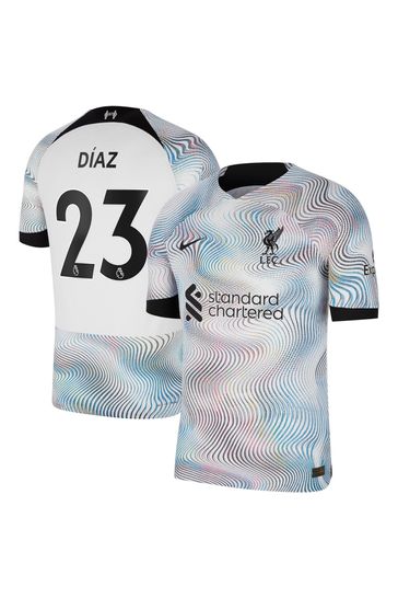 2021/22 Kids Nike Luis Diaz Liverpool Home Jersey