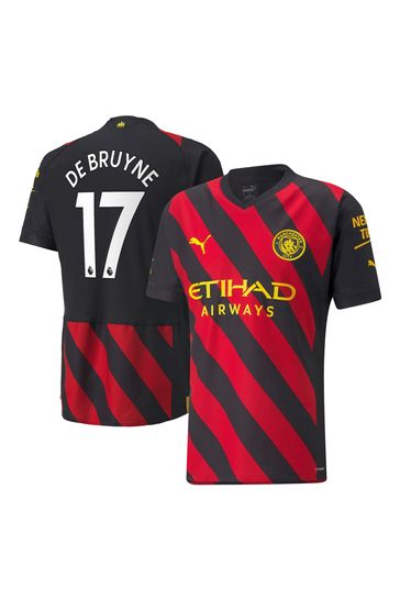 Puma Black De Bruyne - 17 Manchester City Away 2022-23 Authentic Shirt