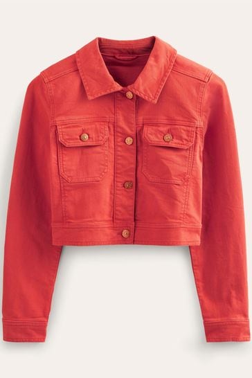 Boden red jacket top