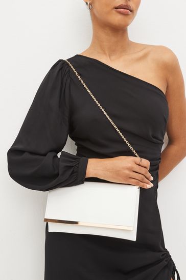 Next white clutch bag hotsell
