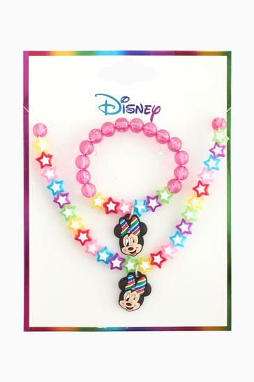 Multi Minnie Mouse Jewellery Set