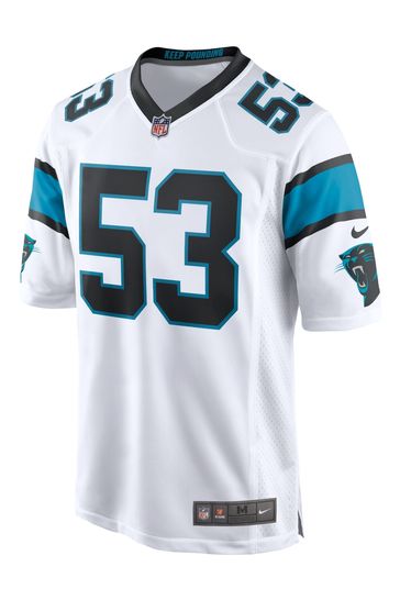 Buy Nike White NFL Carolina Panthers Game Road Jersey Brian