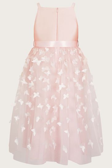 Buy Monsoon Pink Ellen Butterfly Tulle Maxi Dress from Next Ireland