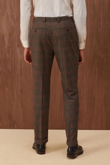 Next mens sales checked trousers