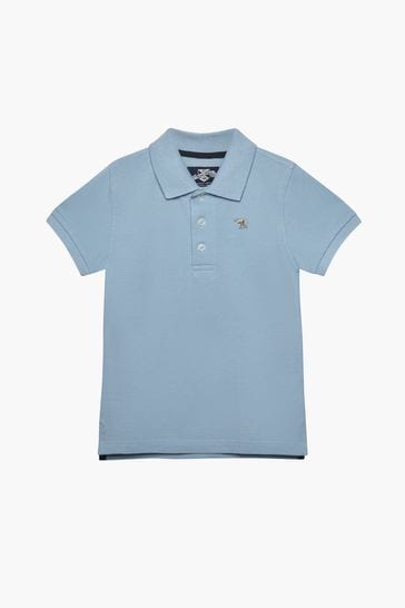 Blue cotton hotsell polo shirts