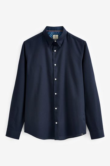 Blue long sales sleeve shirt