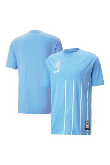 Puma Blue Manchester City FtblCulture Football T-Shirt