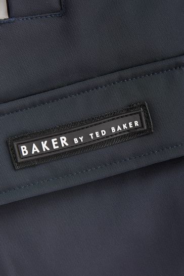 Buy Baker by Ted Baker Navy Waterproof Parka Coat from Next USA