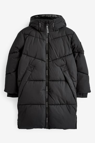 Ted baker long black coat shop