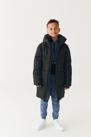 Next boys black coat store