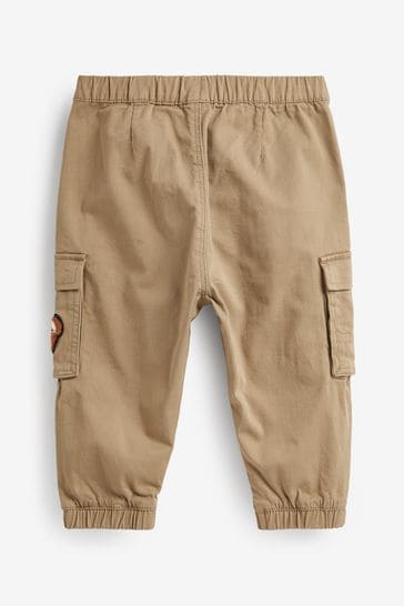Buy Tan Brown Bear Cargo Trousers 3mths 7yrs from Next Australia