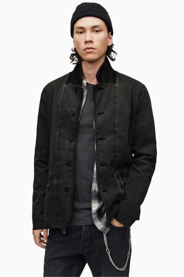 All saints black blazer shop