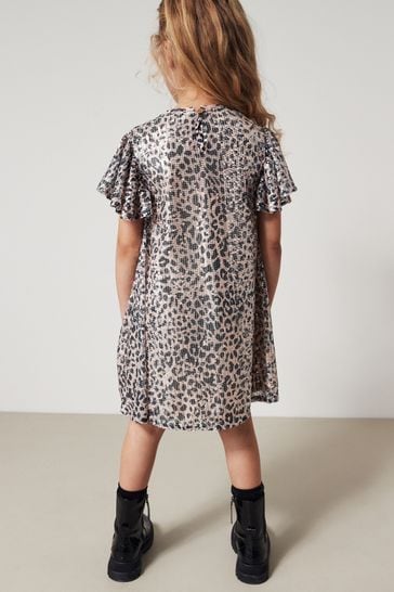 Buy Animal Print Sequin Dress 3 16yrs from Next Austria