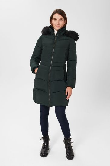 Hobbs Green Petite Tali Puffer Jacket