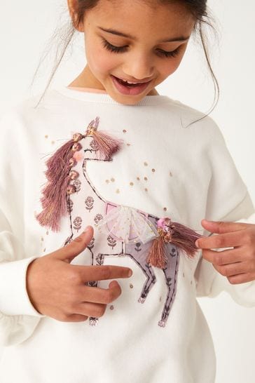 Unicorn sequin sweatshirt online
