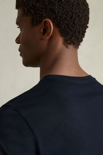 Buy Reiss Navy Bless Marl Crew Neck T Shirt from Next Australia