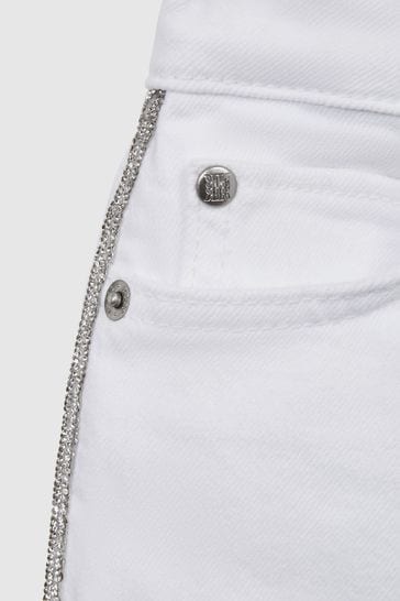 Jeans with sparkle hotsell stripe