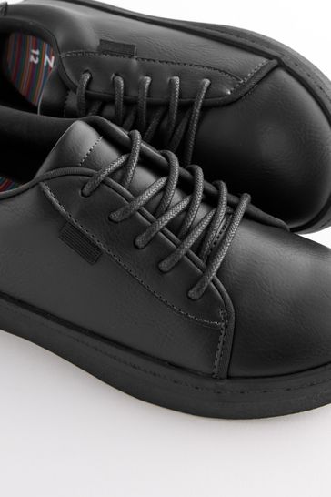Black smart hot sale sneakers