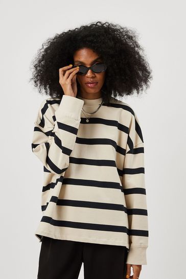 Minimum Black Stripe Sweatshirt