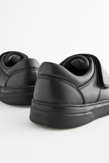 Leather vans 2025 school shoes