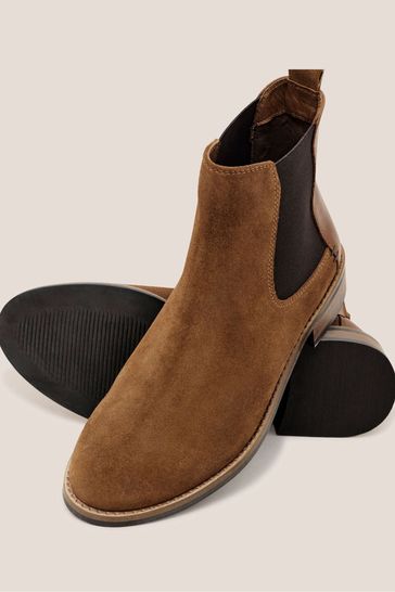 White Stuff Frankie Suede Chelsea Boots
