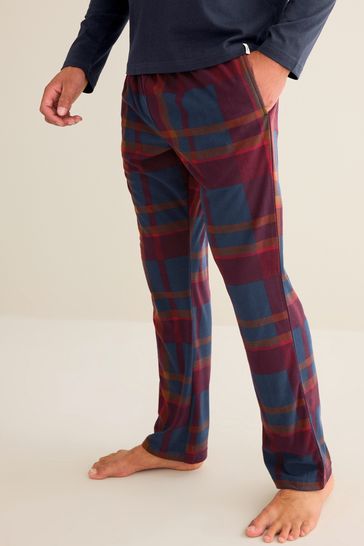 Mens red on sale check pyjama set