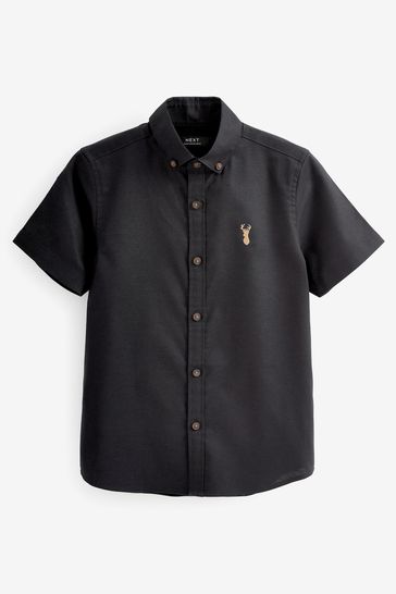 Black Oxford Shirt (3-16yrs)