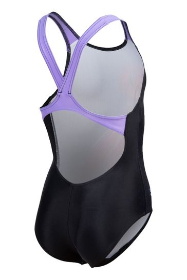 Purple and black swimsuit discount
