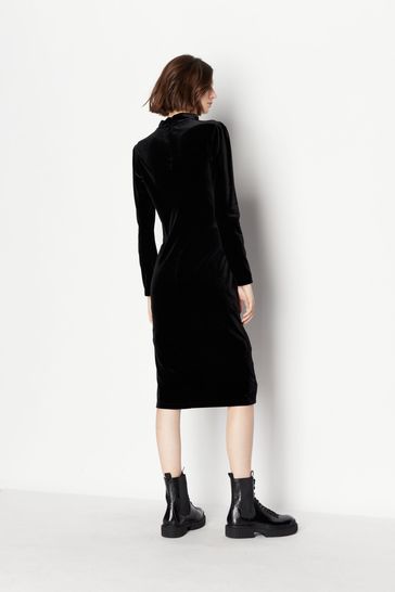 Armani velvet dress clearance