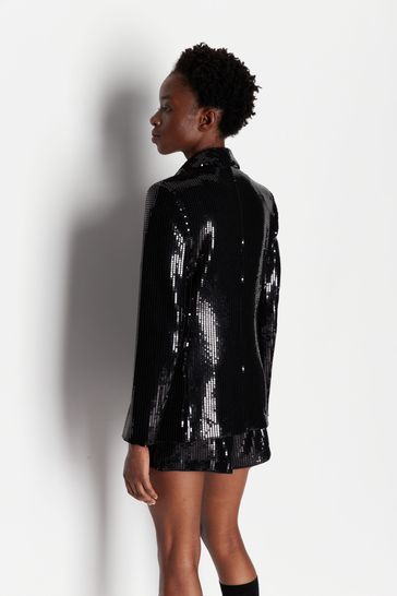 Buy Armani Exchange Sequin Black Blazer from Next Denmark