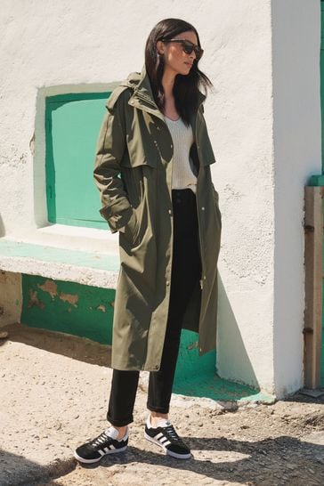 Lightweight parka khaki sales