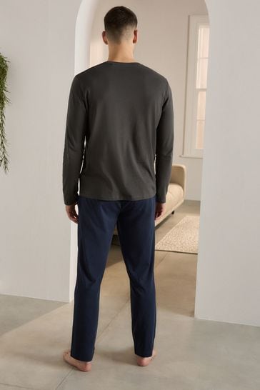 Long sleeve shop jersey pyjamas