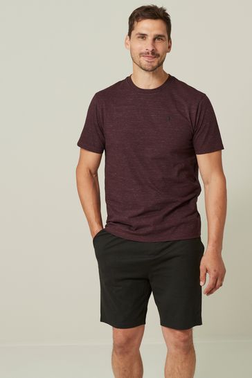 Buy Red Black Jersey Pyjamas Set from Next Luxembourg