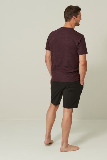 Black jersey hotsell pyjamas