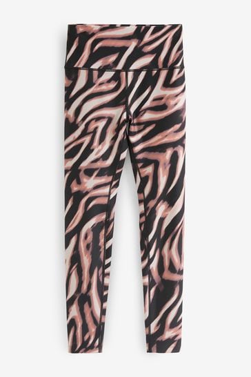Zebra print leggings outlet