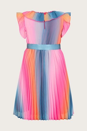 Dress with sales rainbow pleat