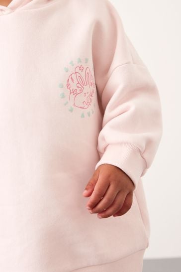 Baby girl pink hoodie top