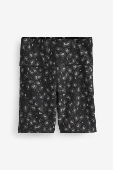 Buy Charcoal Grey Black Animal Next Active Sports Cycling Shorts from Next Luxembourg