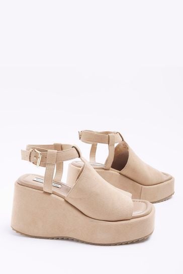 Tan wedges river sale island
