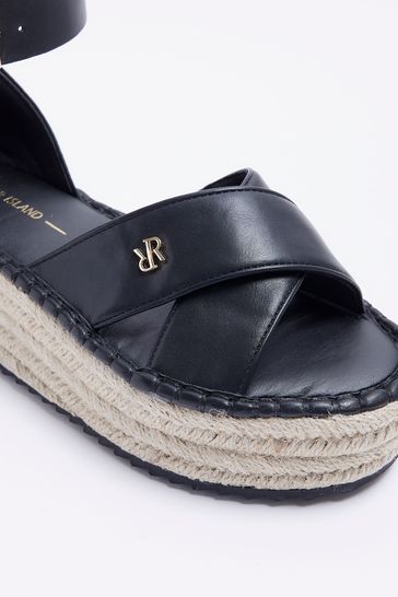 River island espadrille flatform hot sale