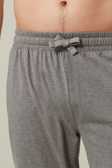 Buy Navy Blue Grey Open 2 Pack Lasting Fresh Cotton Rich Pyjama Bottoms from Next Bahrain